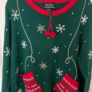 Cheerful Christmas Sweater from Reference Point Holiday Line.